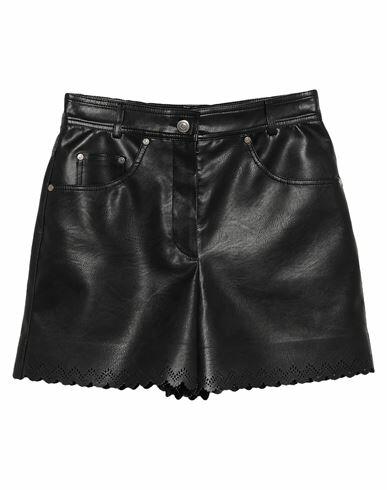 Stella Mccartney Woman Shorts & Bermuda Shorts Black Viscose, Polyurethane Cover