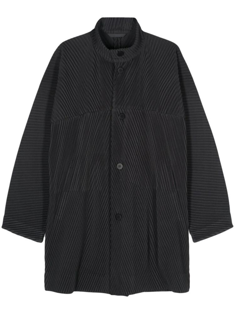 Homme Plissé Issey Miyake MC November plissé coat - Grey Cover