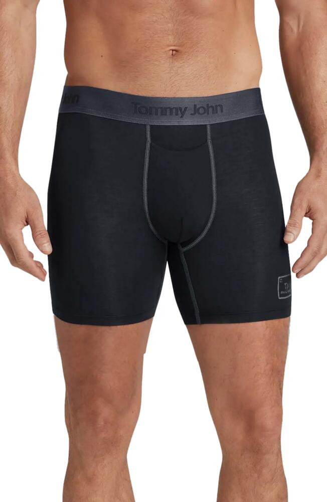 Tommy John Second Skin 6-Inch Boxer Briefs in Black Gold Cover