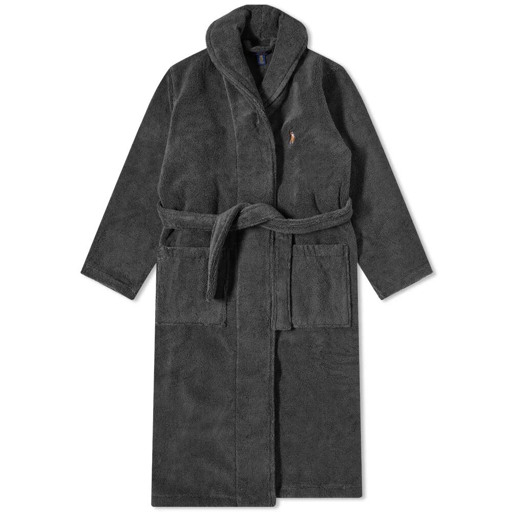 Polo Ralph Lauren Men's Cotton Terry Robe in Dark Slate Cover