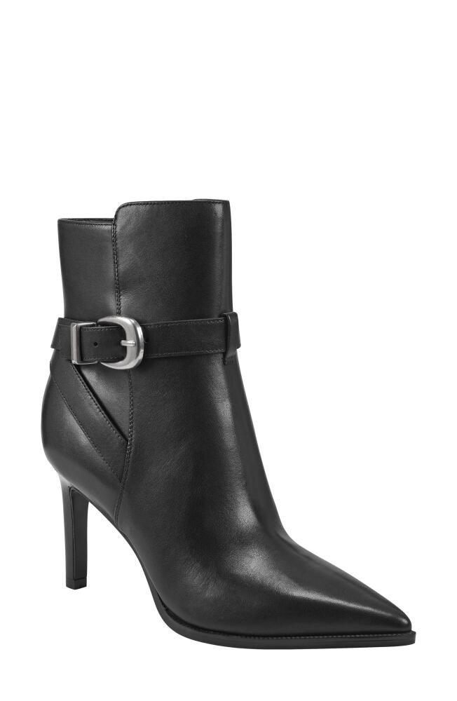 Marc Fisher LTD Rafia Pointed Toe Bootie in Black 001 Cover