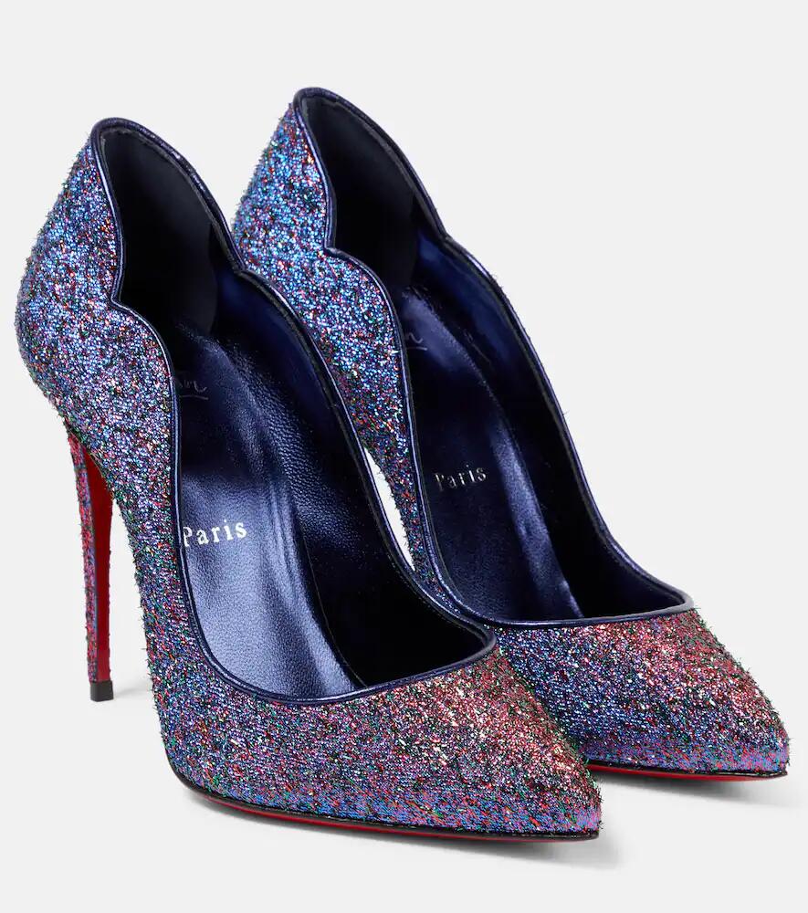 Christian Louboutin Hot Chick 100 Lurex pumps Cover