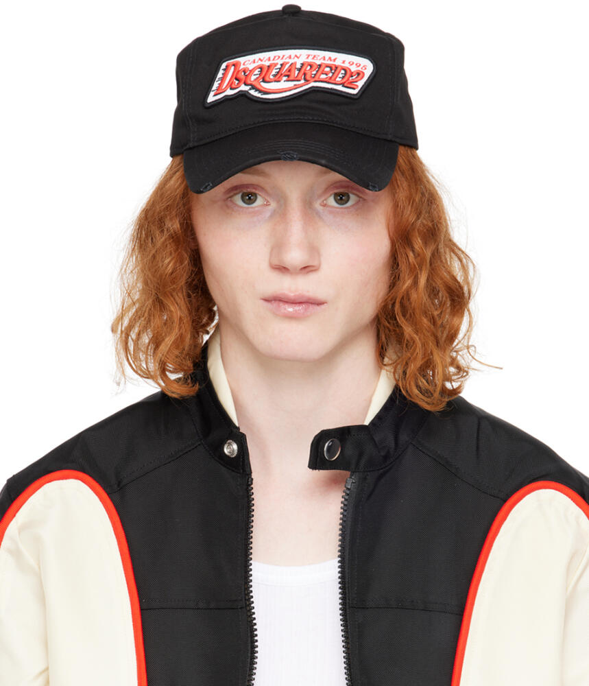 Dsquared2 Black Basket Baseball Cap Cover