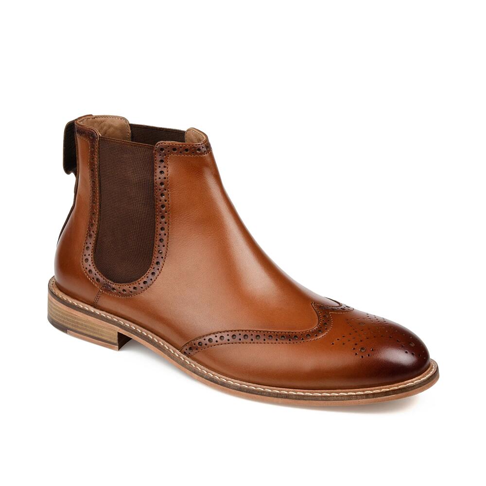 Thomas & Vine Wide Width Watson Chelsea Boot | Men's | Cognac Cover