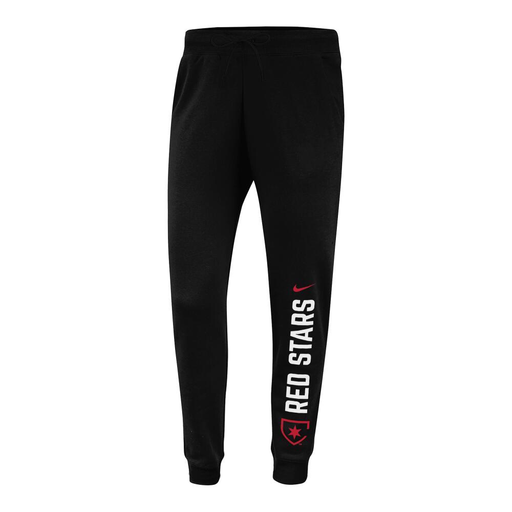 Chicago Red Stars Nike Women's Soccer Varsity Fleece Jogger Pants in Black Cover