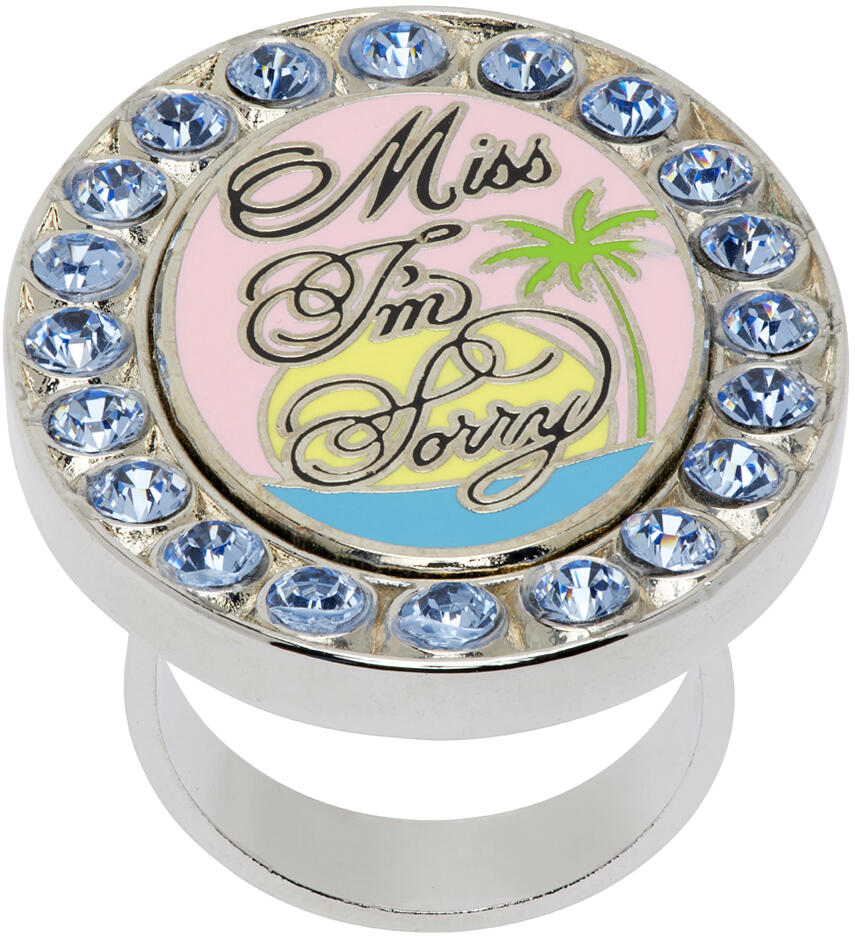 I'm Sorry by Petra Collins SSENSE Exclusive Silver Tarina Tarantino Edition Sorry Sunset Ring Cover