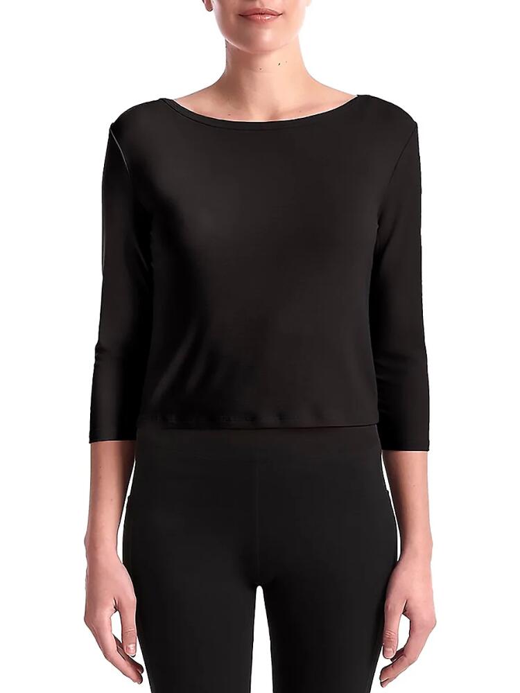 Capsule 121 Women's Align 3/4 Sleeve Top - Black Cover