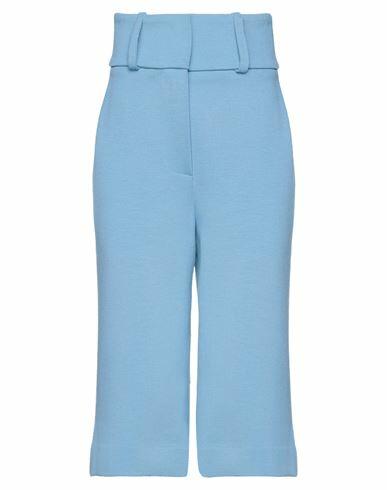 Circus Hotel Woman Pants Sky blue Virgin Wool, Viscose, Polyester, Polyamide, Elastane Cover