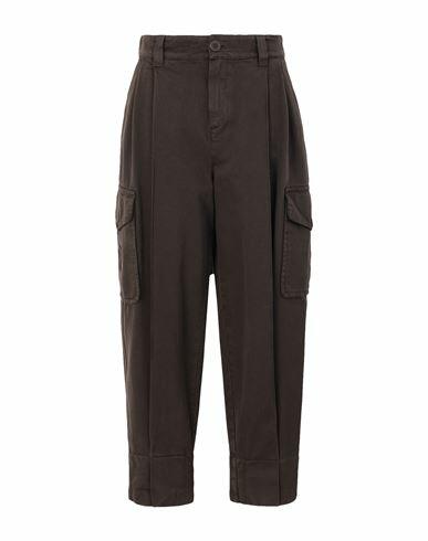 See By Chloé Woman Pants Dark brown Cotton Cover