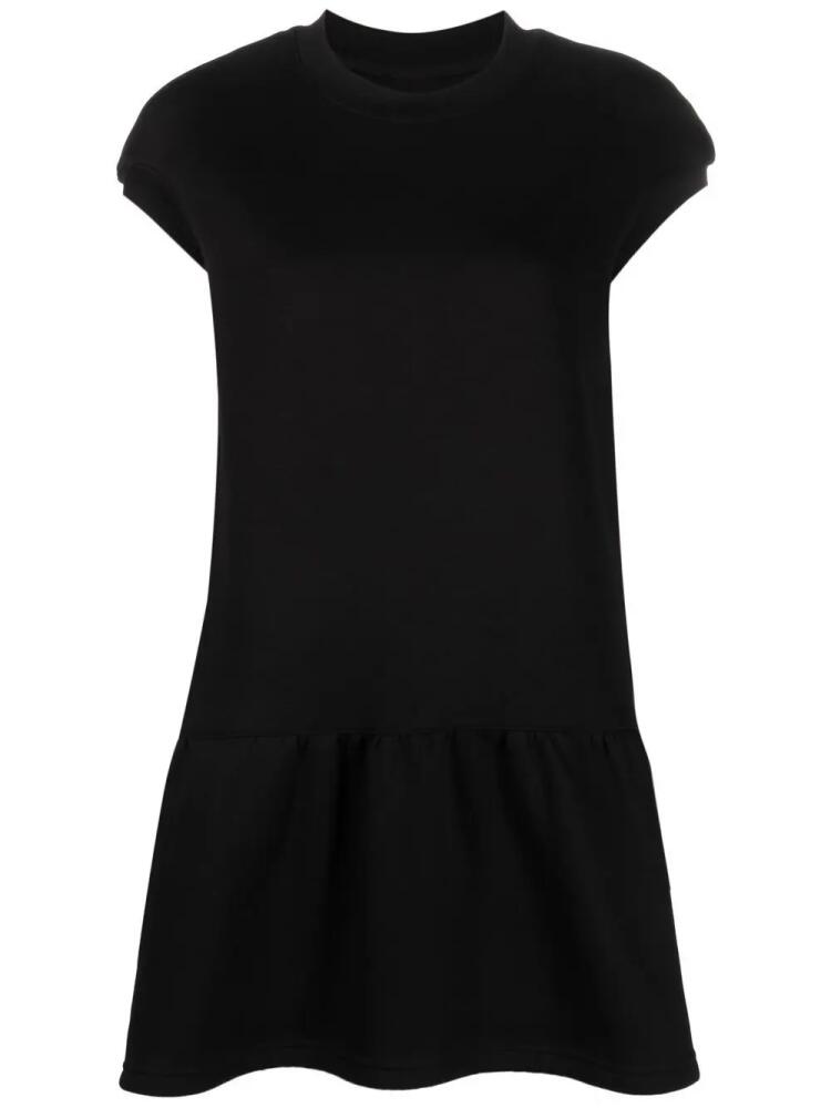 Ioana Ciolacu short-sleeve peplum mini dress - Black Cover