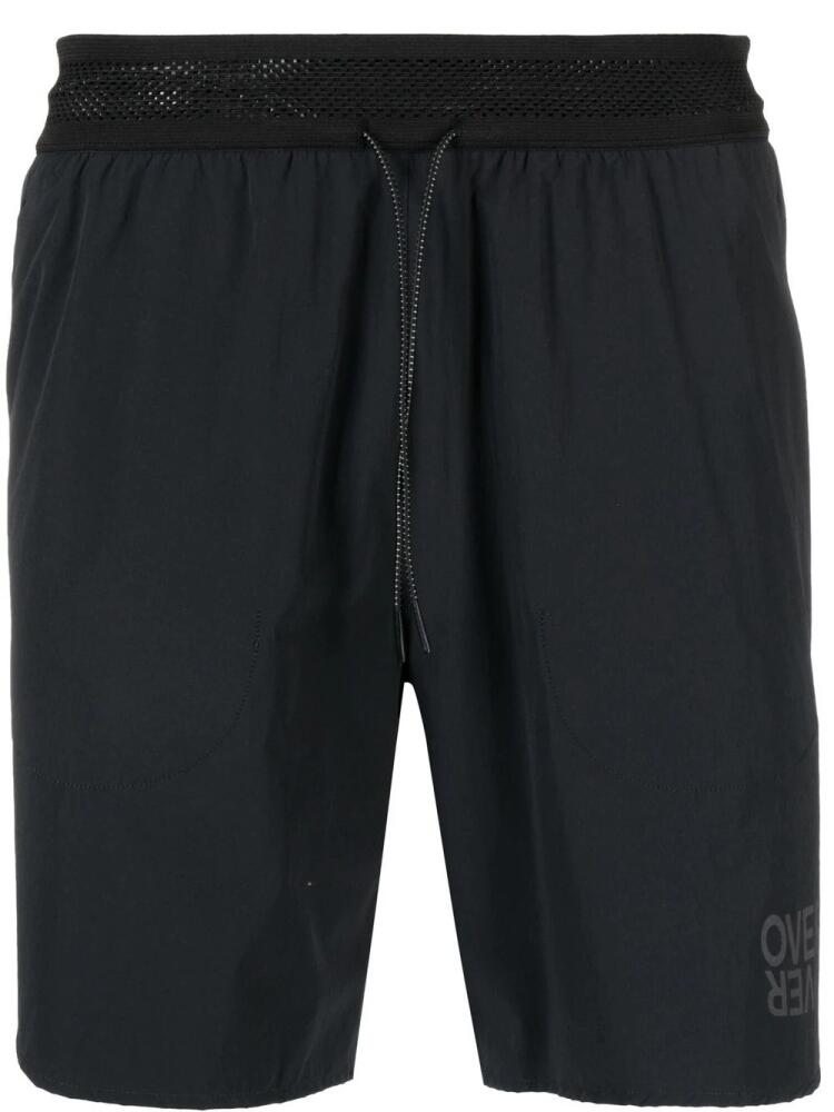 OVER OVER logo-print gym shorts - Black Cover