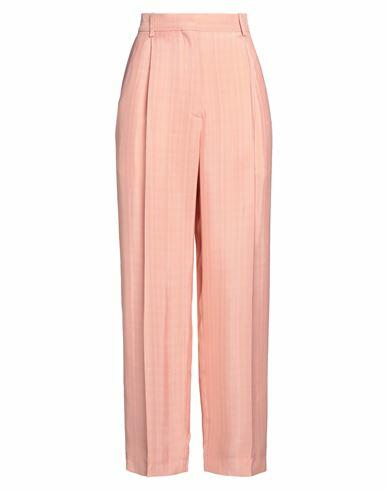 Sandro Woman Pants Salmon pink Viscose, Cotton Cover