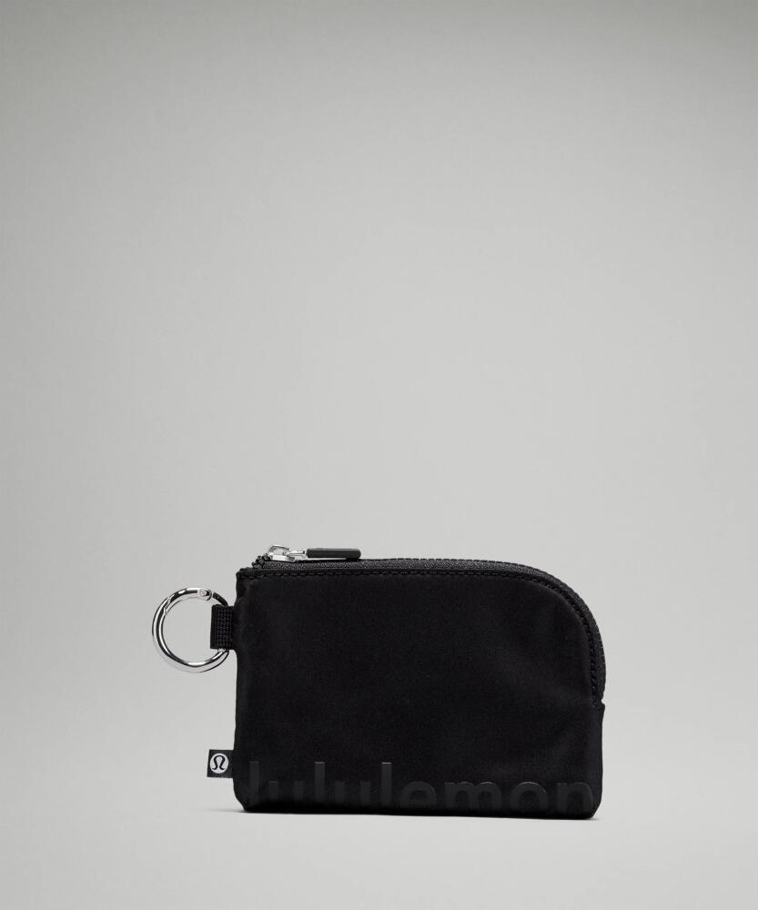 lululemon - Clippable Card Pouch - Black/Neutral Cover