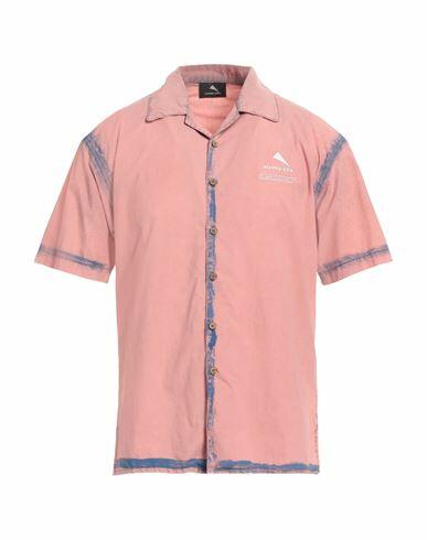 Mauna Kea Man Shirt Salmon pink Cotton Cover