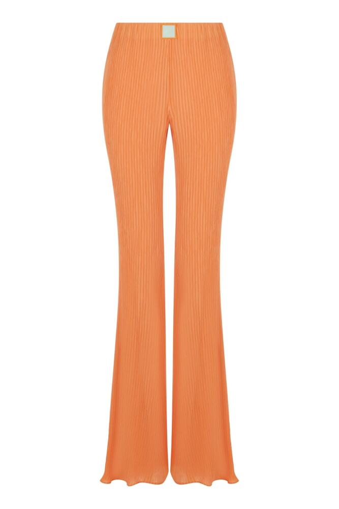 Nocturne High-Waisted Flare Pants in Orange Cover