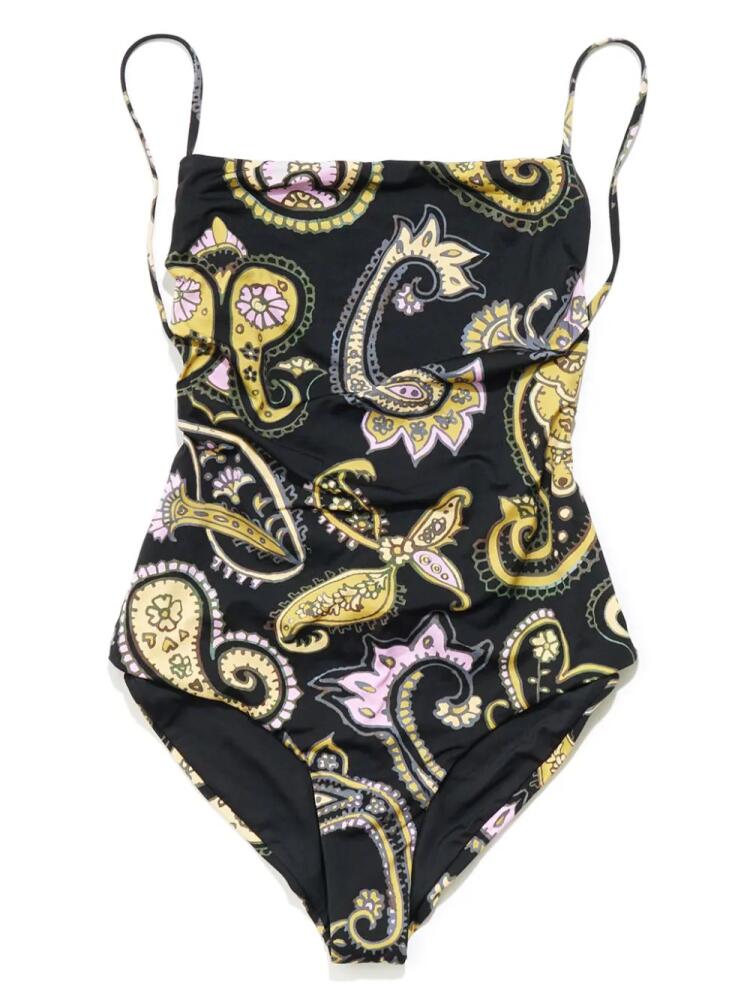 Bimba y Lola paisley-print swimsuit - Black Cover