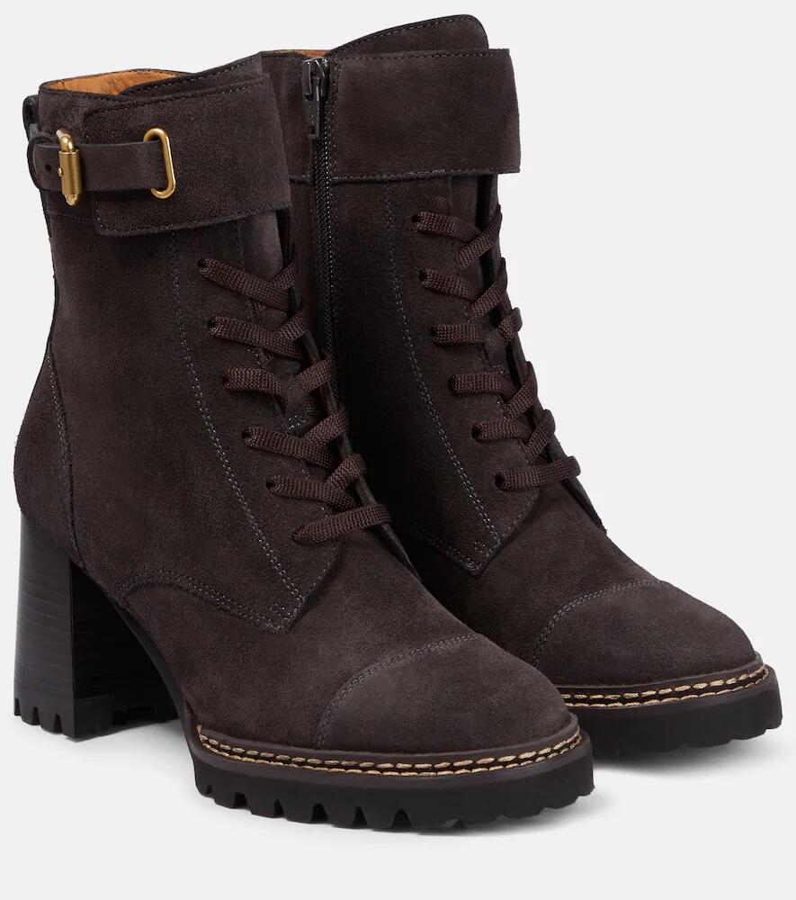 See By Chloé Mallory suede combat boots Cover