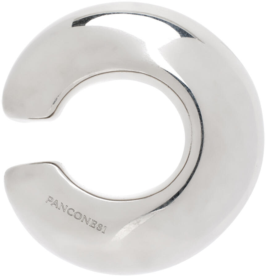 Panconesi Silver Full Moon Ear Cuff Cover