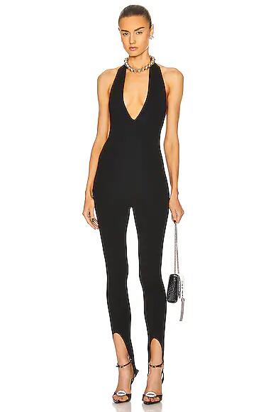 Saint Laurent Sleeveless Jumpsuit in Black Cover