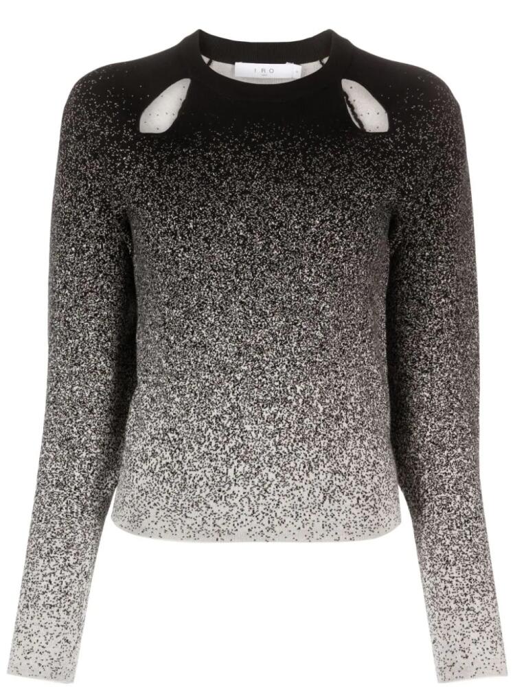 IRO Neyla cut-out gradient jumper - Black Cover