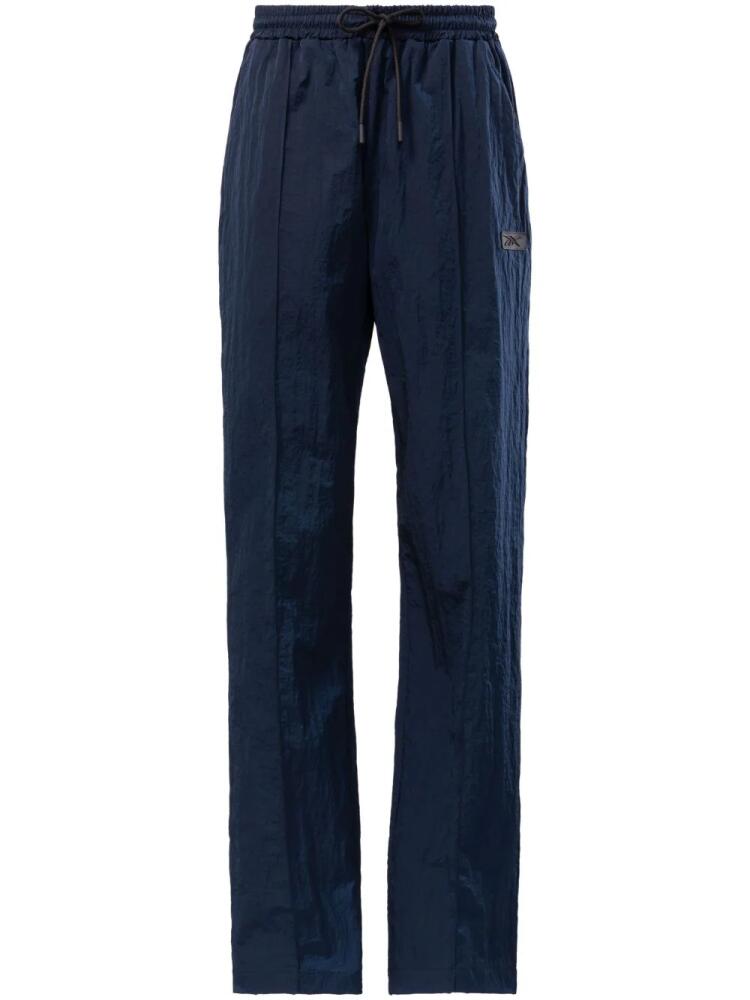 Reebok LTD wide-leg crinkled track pants - Blue Cover