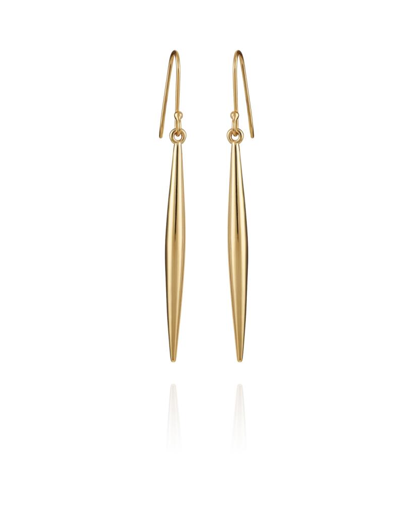 Vince Camuto Gold-Tone Linear Spear Drop Earrings - Gold Cover