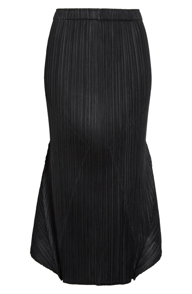 Pleats Please Issey Miyake Thicker Bottoms 2 Pleated Midi Skirt in Black Cover