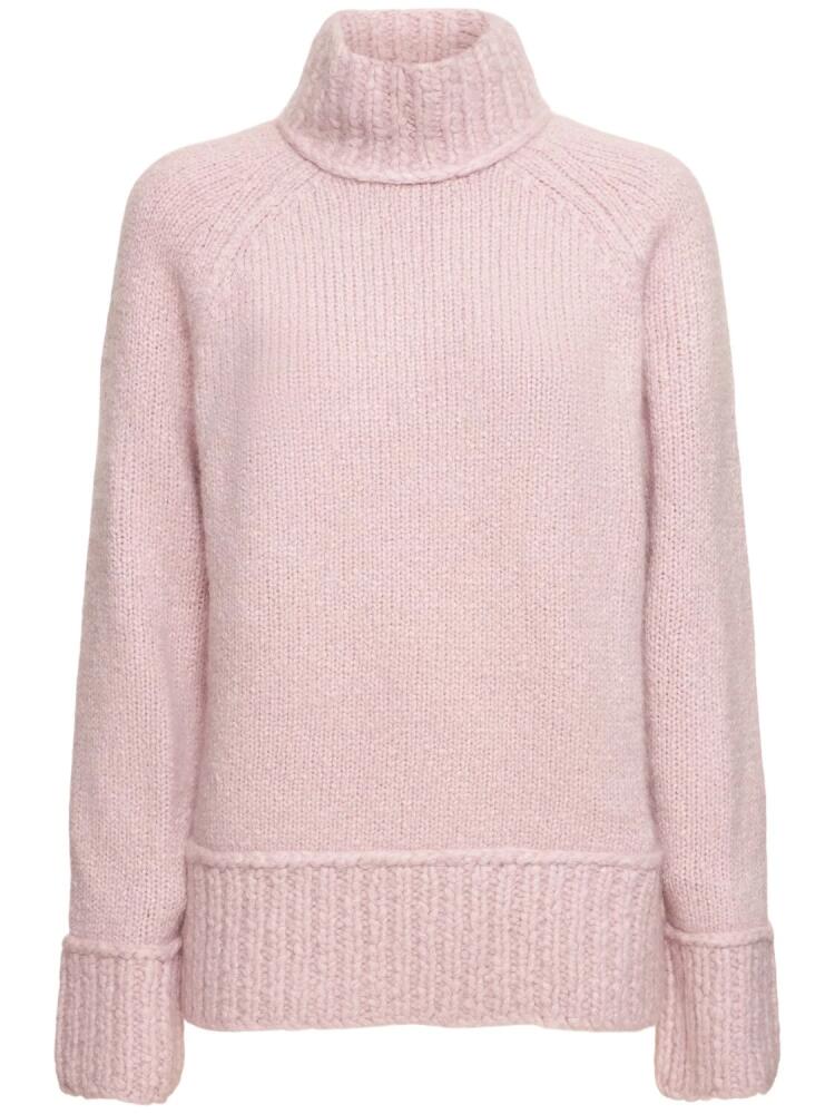 MICHAEL KORS COLLECTION Oversize Cashmere Blend T-neck Sweater Cover