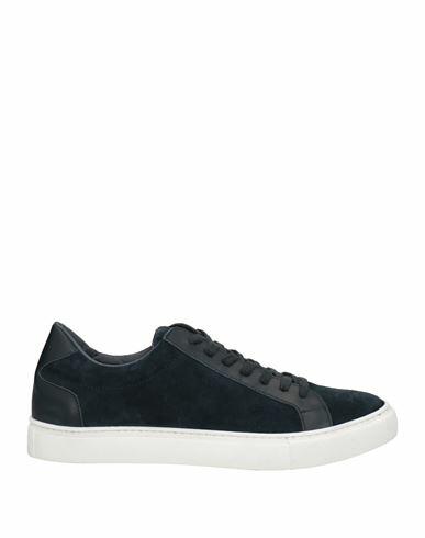 Tsd12 Man Sneakers Midnight blue Soft Leather Cover