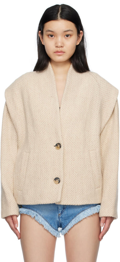 Isabel Marant Etoile Beige Drogo Jacket Cover