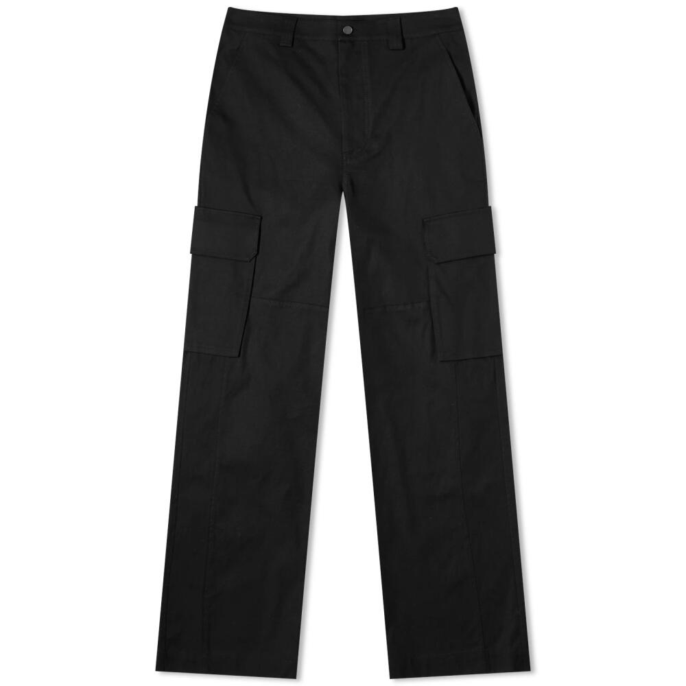 Valentino Men's Cotton Canvas Pants in Black Cover