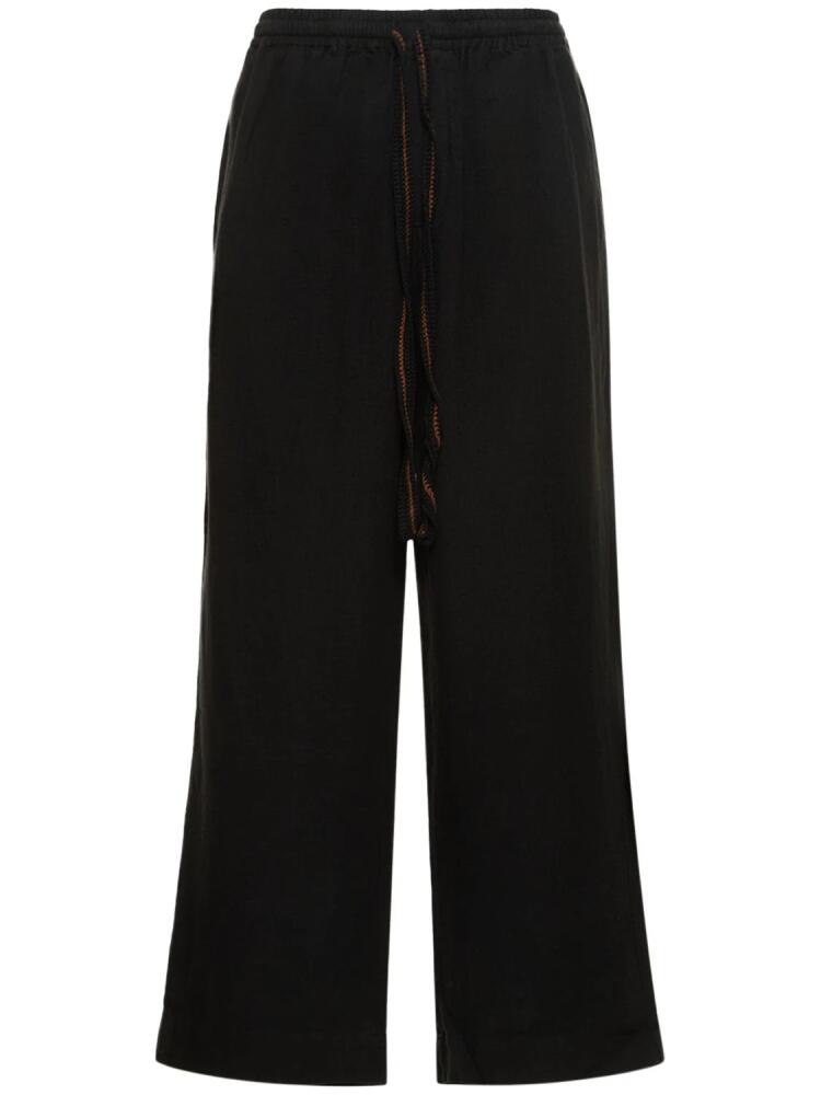 COMMAS Wide Leg Linen Pants Cover