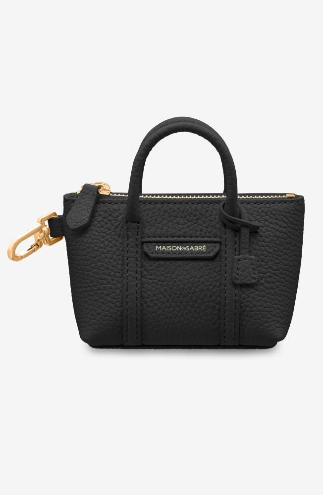 MAISON de SABRÉ The SABREMOJI Weekender Charm in Black Caviar Cover