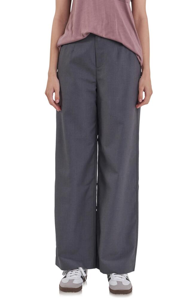 Grey Lab Relaxed High Waist Wide Leg Pants in Heather Grey Cover