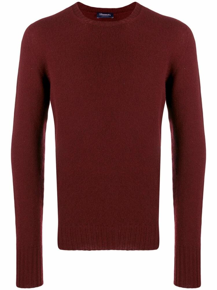 Drumohr crew neck jumper - Red Cover