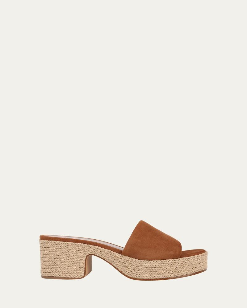 Vince Margo Suede Platform Espadrille Sandals Cover