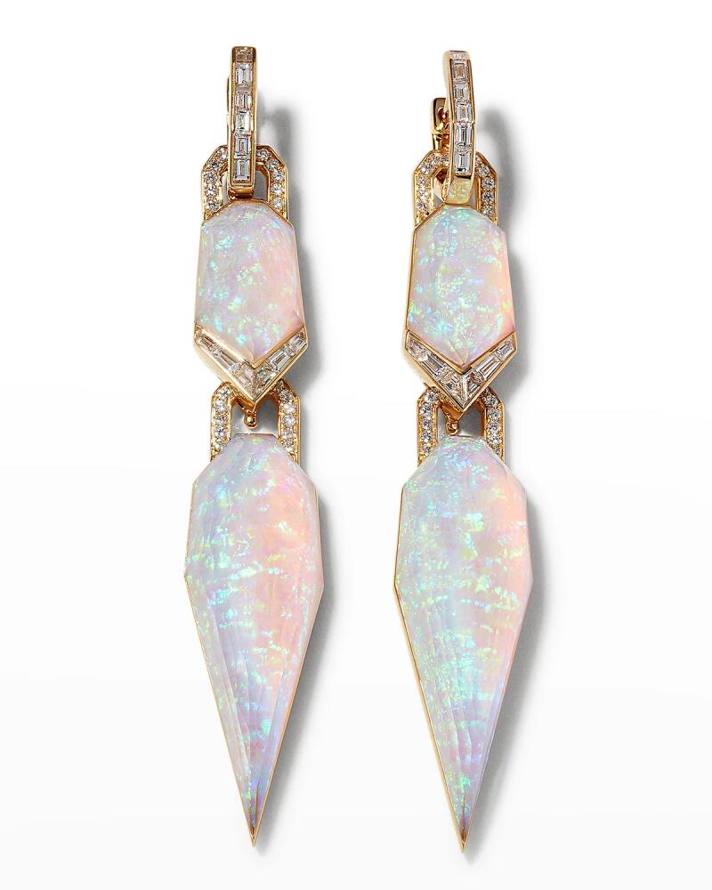 Stephen Webster Multi-Way Earrings with White Opalescent Clear Quartz Cover