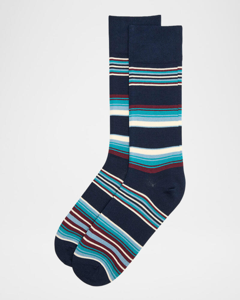 Paul Smith Men's Howard Stripe Crew Socks Cover