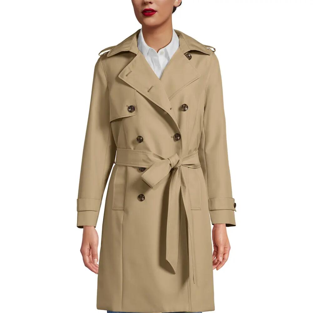 Lands' End Classic Trench Coat in Desert Tan Cover