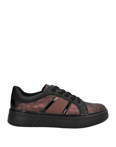 Geox Woman Sneakers Bronze Soft Leather Cover