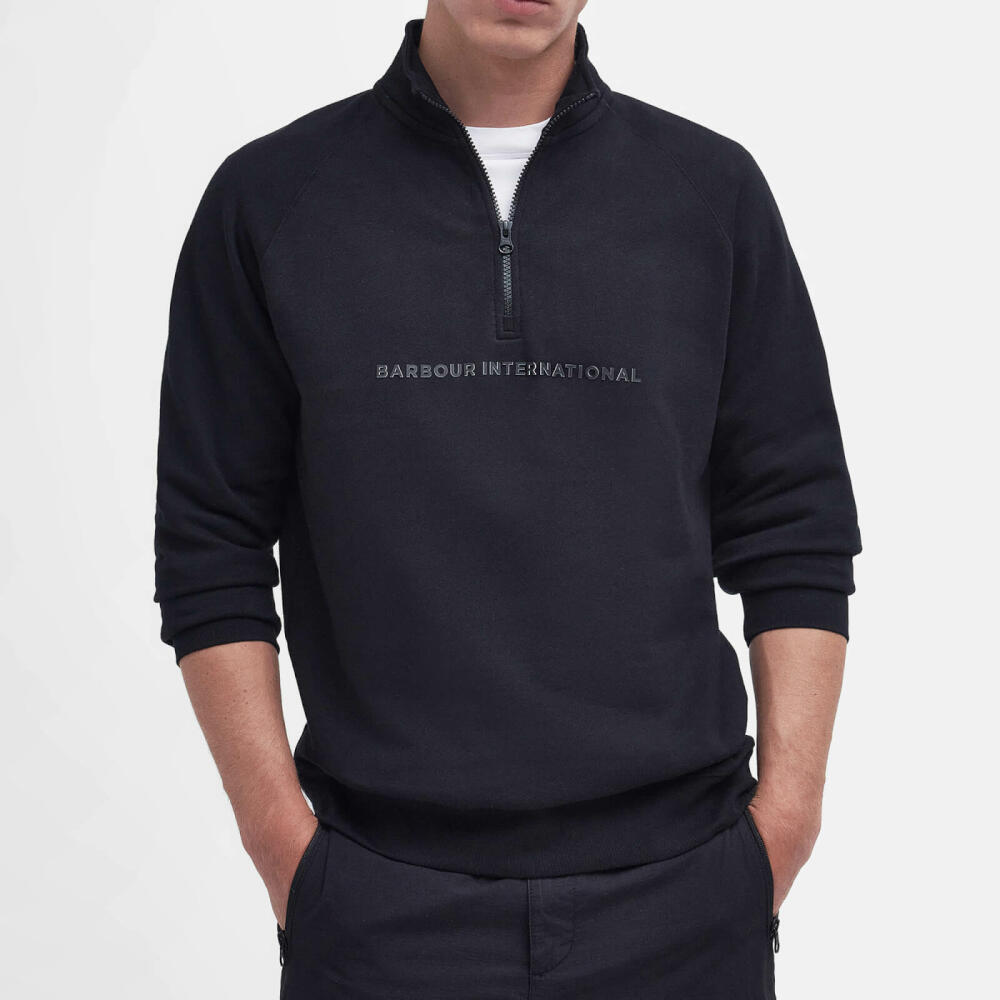 Barbour International Shadow Logo Cotton-Blend Sweatshirt Cover