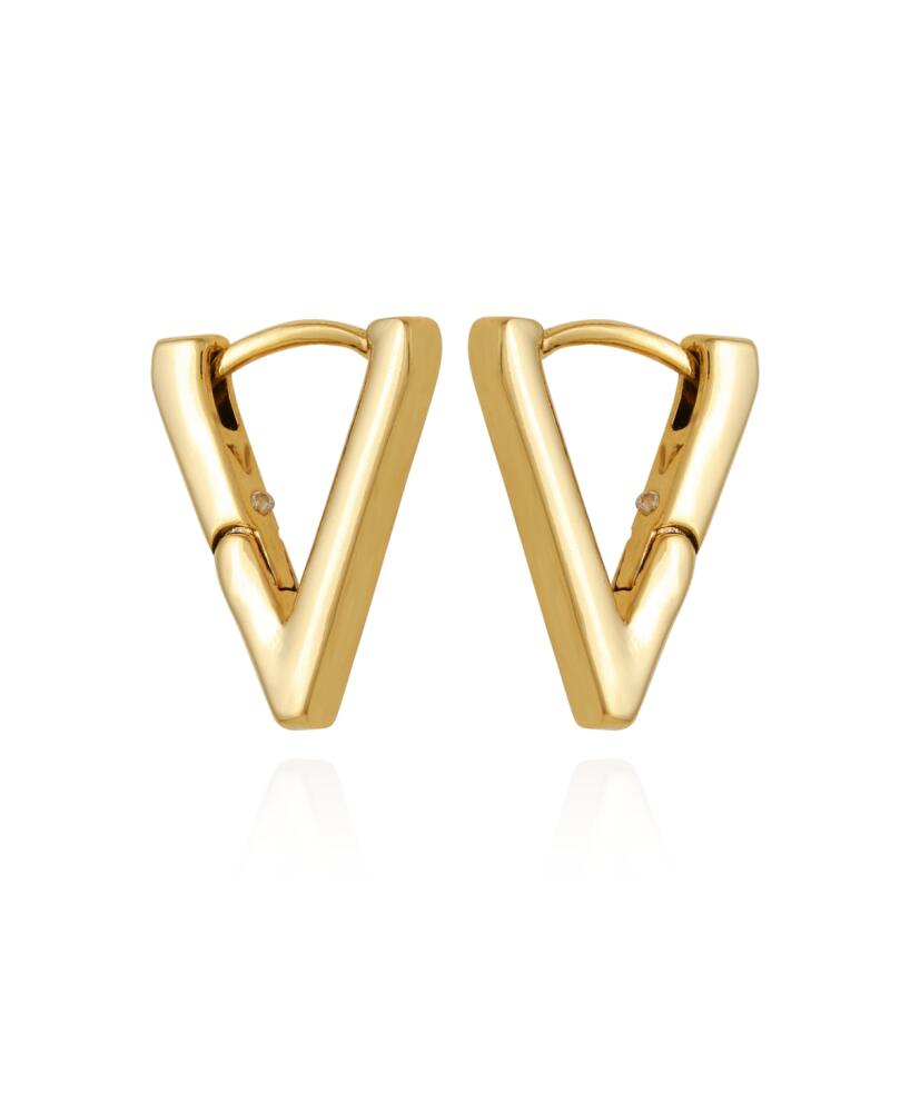 Vince Camuto V-Hinge Huggie Earrings - Gold-Tone Cover