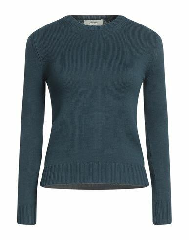 Alpha Studio Woman Sweater Slate blue Cotton, Acrylic Cover