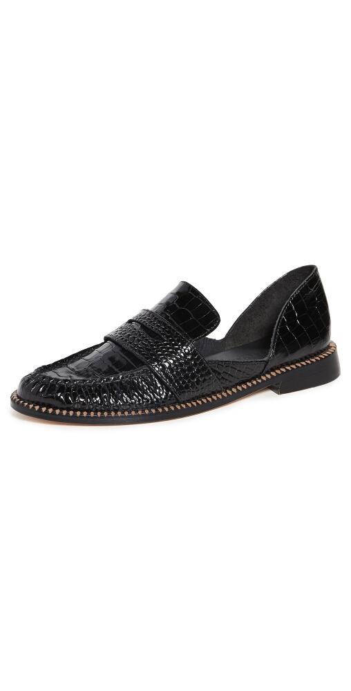 Freda Salvador Tash D'orsay Loafers Black Cover