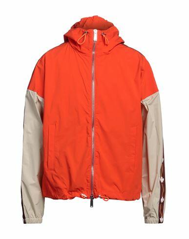 Dsquared2 Man Jacket Orange Cotton, Elastane, Polyester Cover