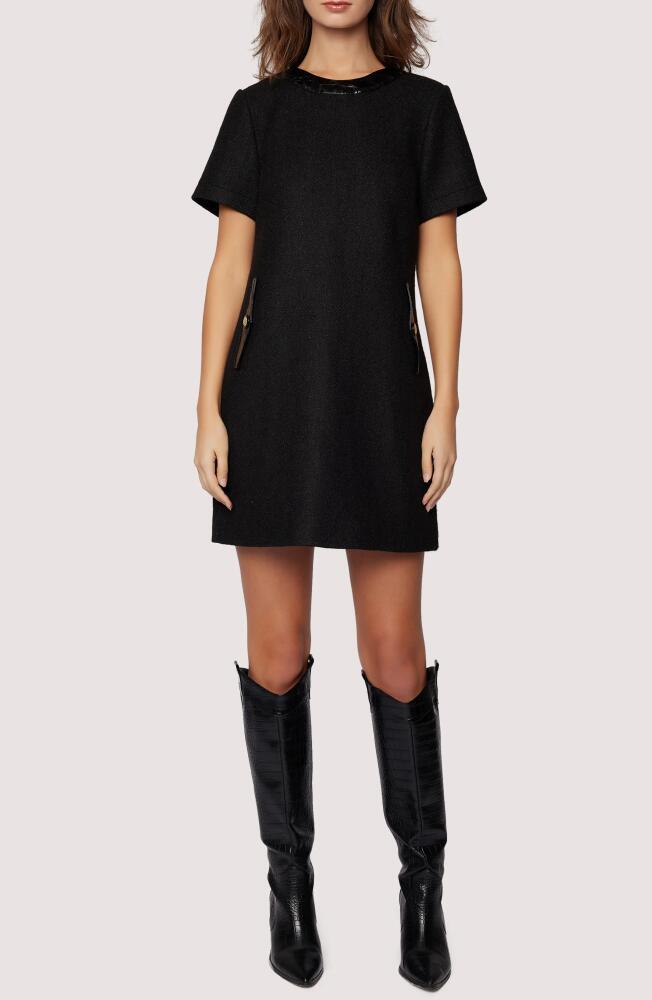 Lost + Wander Alessia Bouclé Minidress in Black Cover