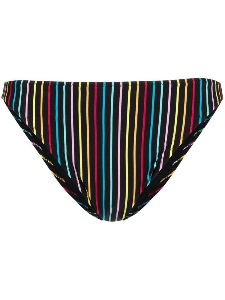 Solid & Striped The Elsa pinstripe bikini bottoms - Black Cover