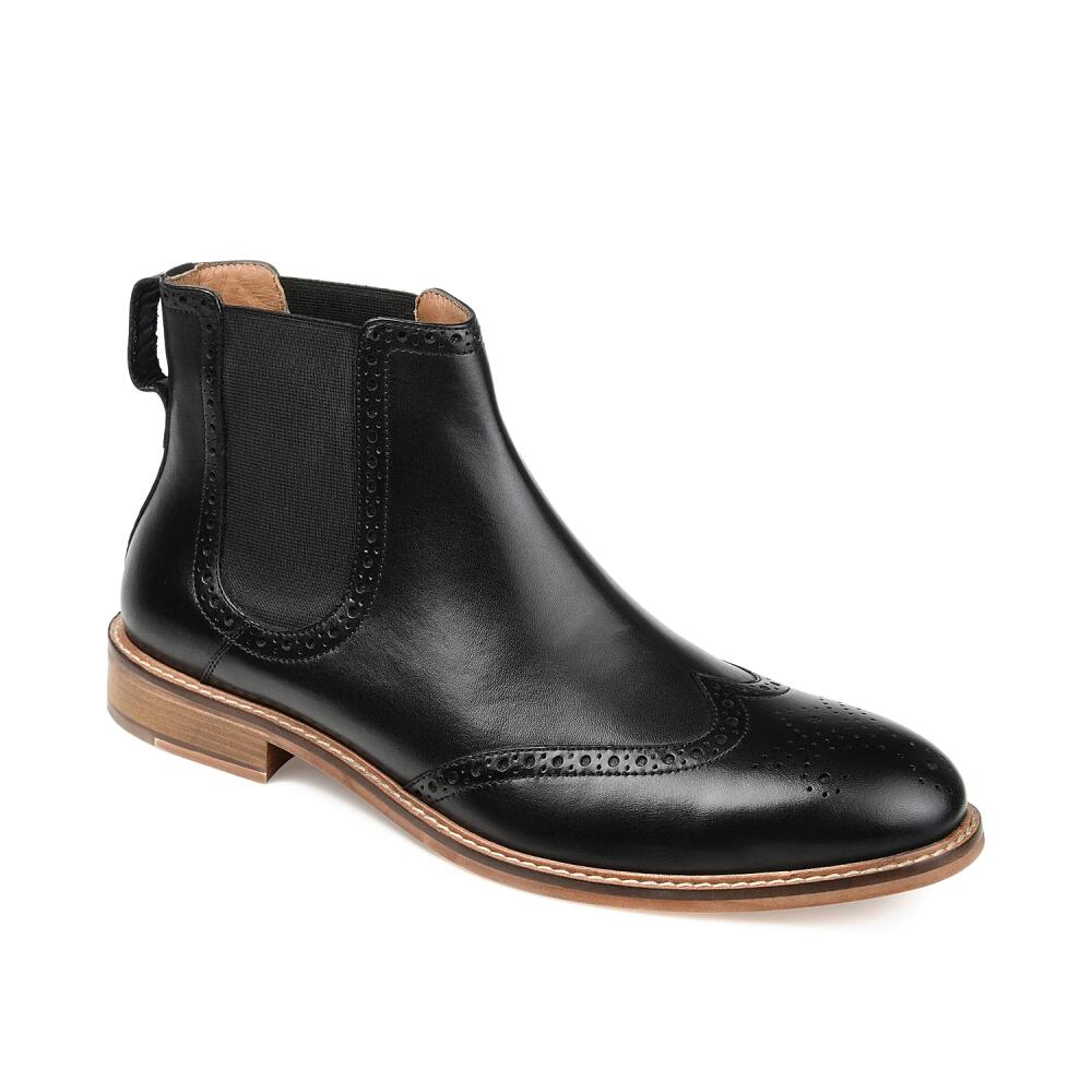 Thomas & Vine Wide Width Watson Chelsea Boot | Men's | Black Cover