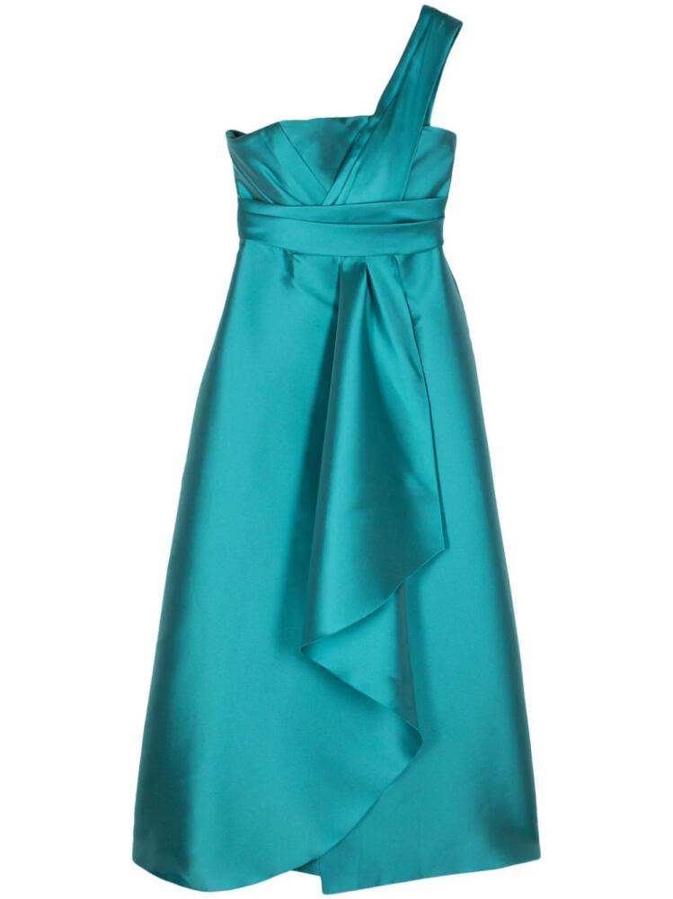 Alberta Ferretti Mikado maxi dress - Blue Cover