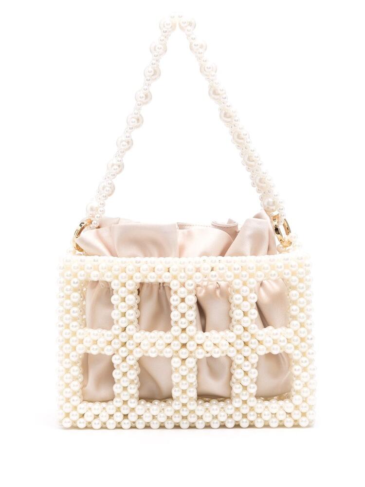 0711 Tekla Large Bucket Bag - White Cover